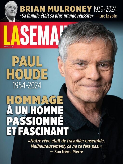 Title details for La Semaine by TVA Publications Inc. - Available